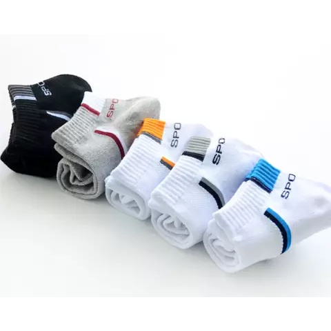 TOKO KL | ( 3 PASANG ) KAOS KAKI OLAHRAGA PENDEK MATAKAKI TEBAL BERKWALITAS ( IMPORT ) KAOS KAKI SPORT PRIA WANITA DEWASA TERMURAH
