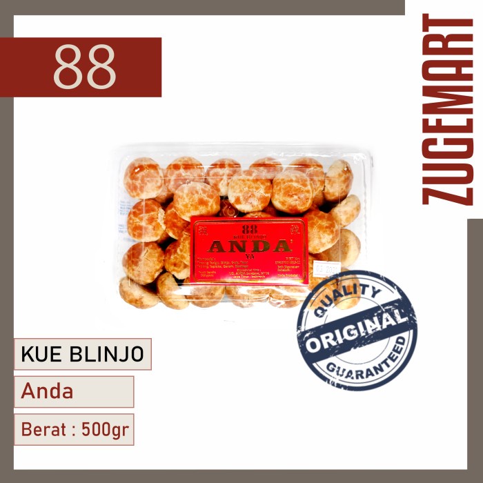 

Kue Blinjo 88 / Kue Belinjo 88 - ANDA - 500gr