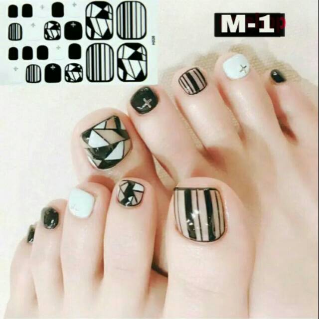 Stiker kuku kaki  / nail art kekinian