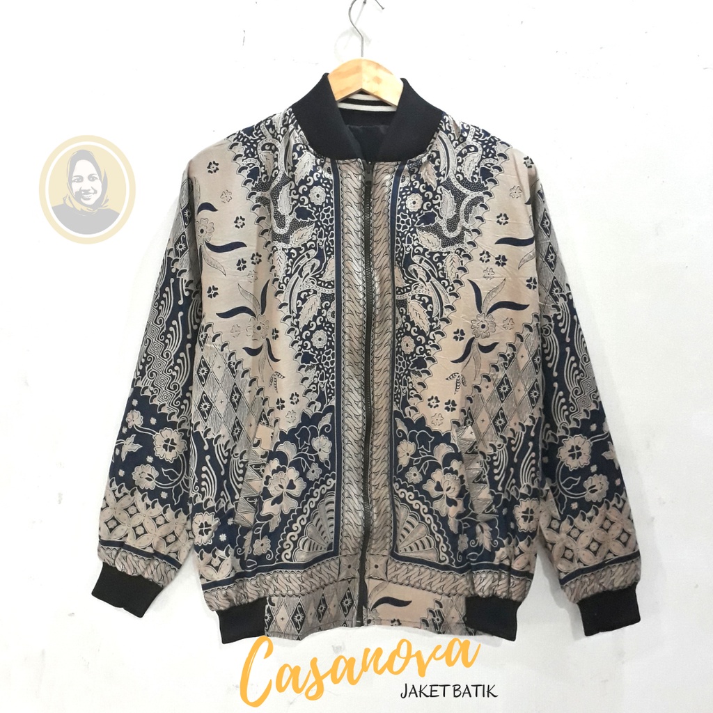 CASANOVA - Jaket Batik Pria Wanita - Jaket Batik Karakter - Jaket Batik Unik