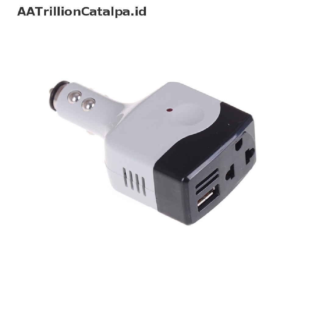 Adapter Converter Inverter DC 12V / 24V Ke AC 220V Untuk Mobil Power