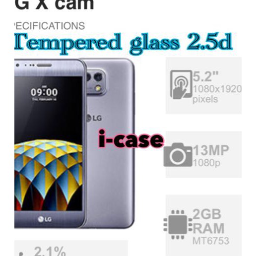 tempered glass lg x cam - Izhar.Farida