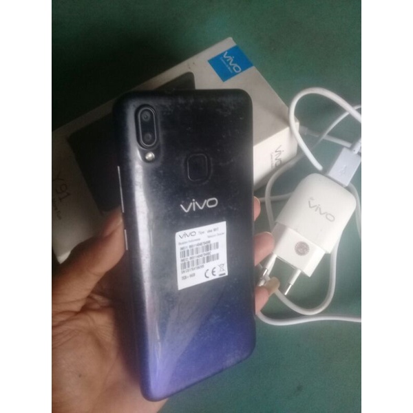 hp seken bergaransi,vivo y91 sidik jari Ram/Rom 2/16