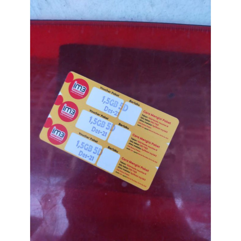 Voucher Indosat 2,5gb 5hari