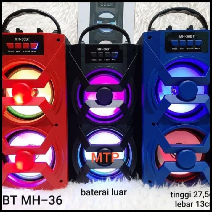 Speaker Bluetooth Mh-36Bt Free Mic Mh 36Bt
