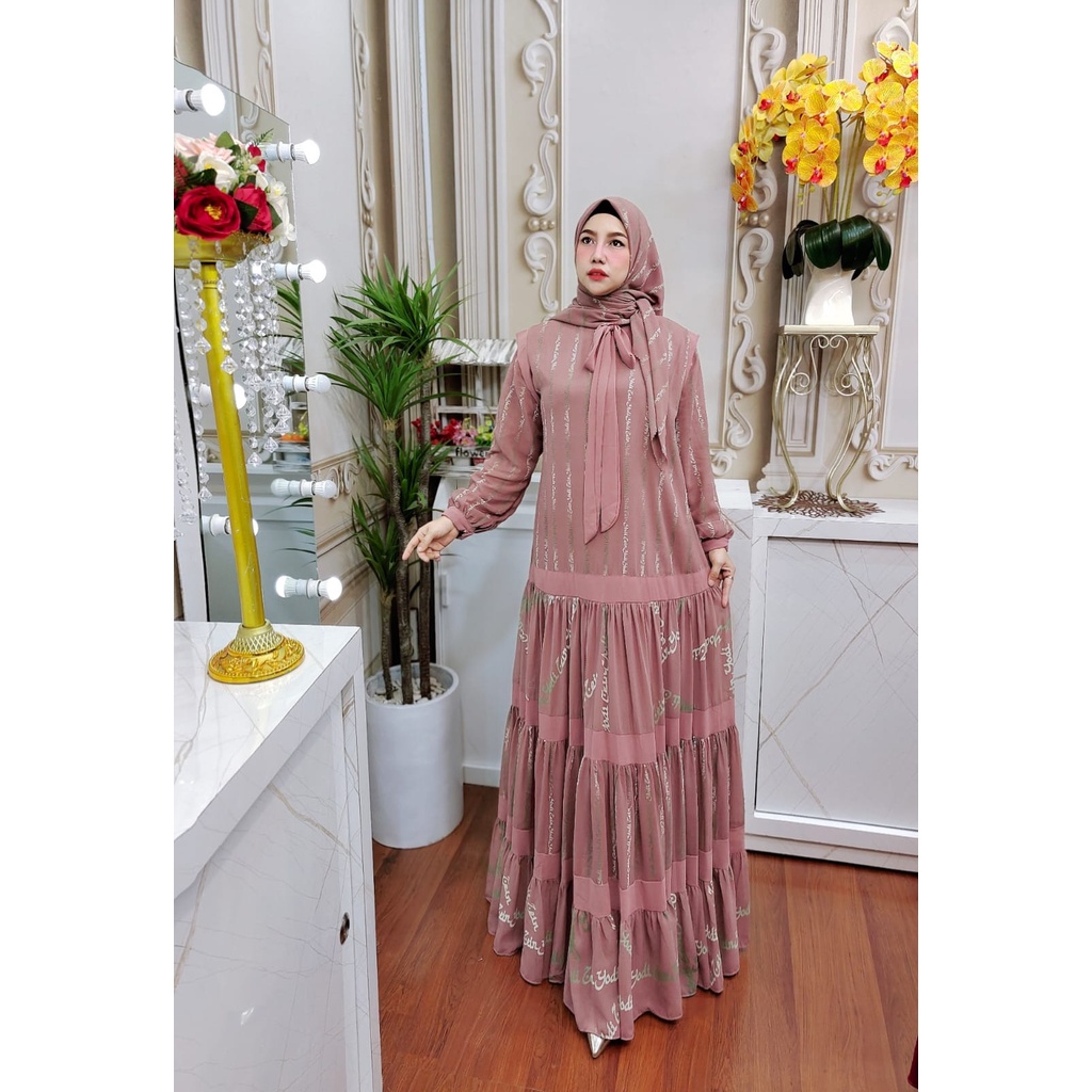 Dress Qirani premium Yodizein syari