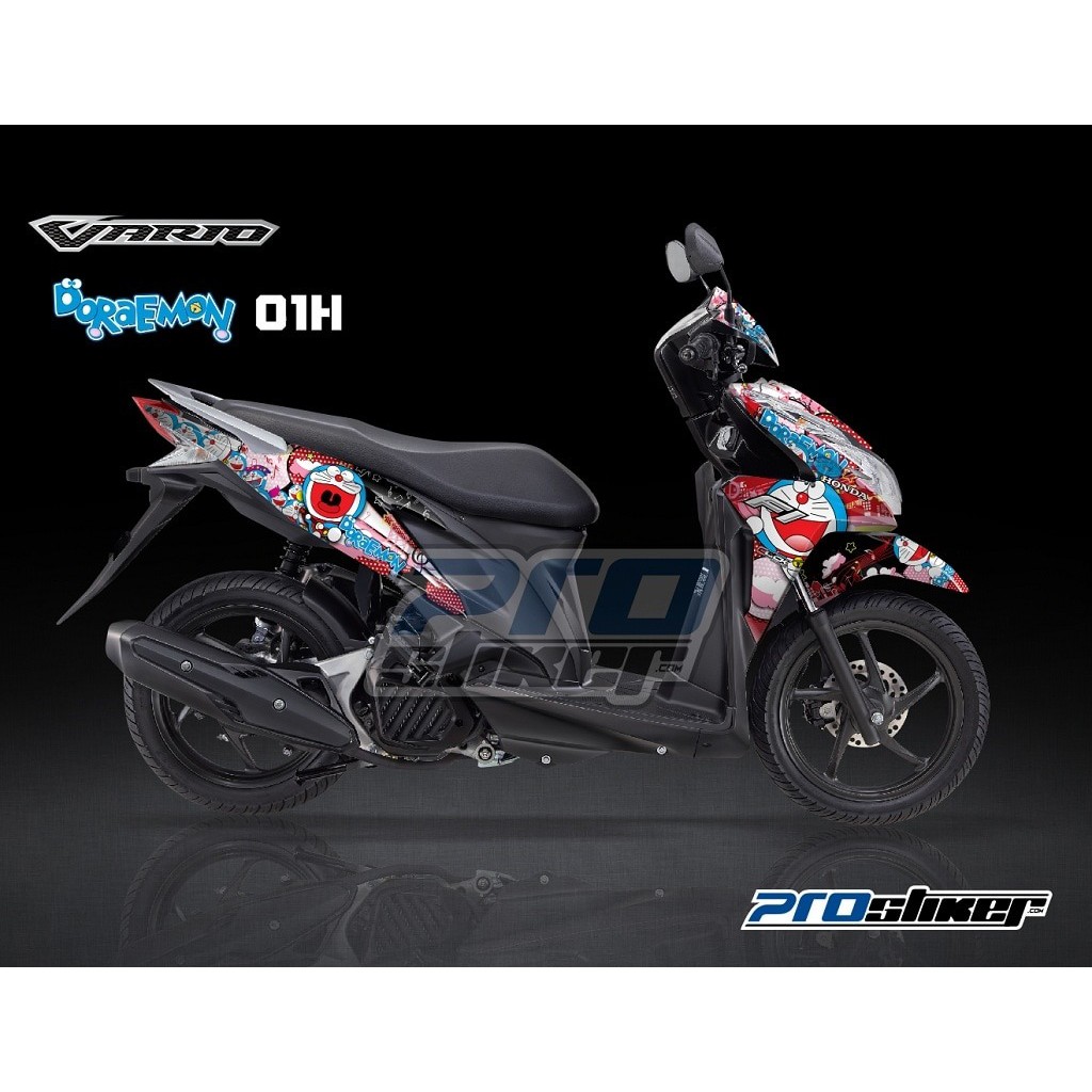 Striping Vario 125 Fi Motif Kartun Doraemon V2 Prostiker Semua