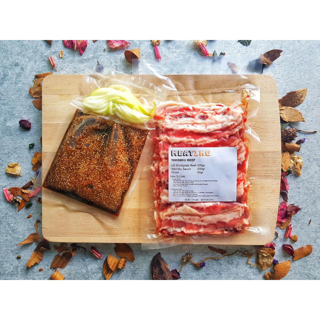 

US Short-Beef 500gr & Yakiniku Sauce (READY TO COOK)