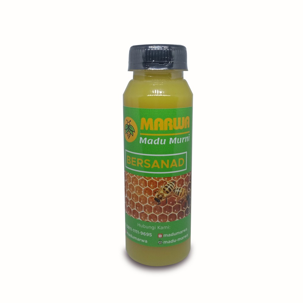 

350 gr MADU MARWA - Madu Murni Bersanad - Madu Hutan Murni Nektar Pohon Kaliandra