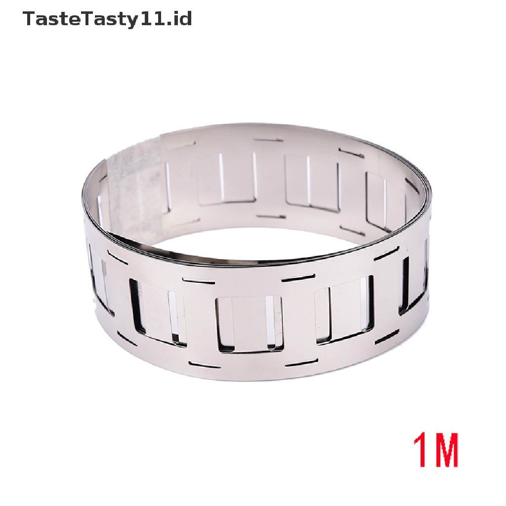 (TasteTasty) Strip Nikel Panjang 1m 0.15x27mm Untuk Baterai Li-Ion 18650