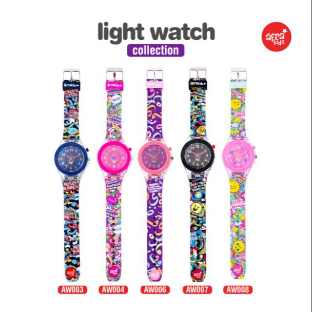 JAM TANGAN AFRAKIDS - LIGHT WATCH