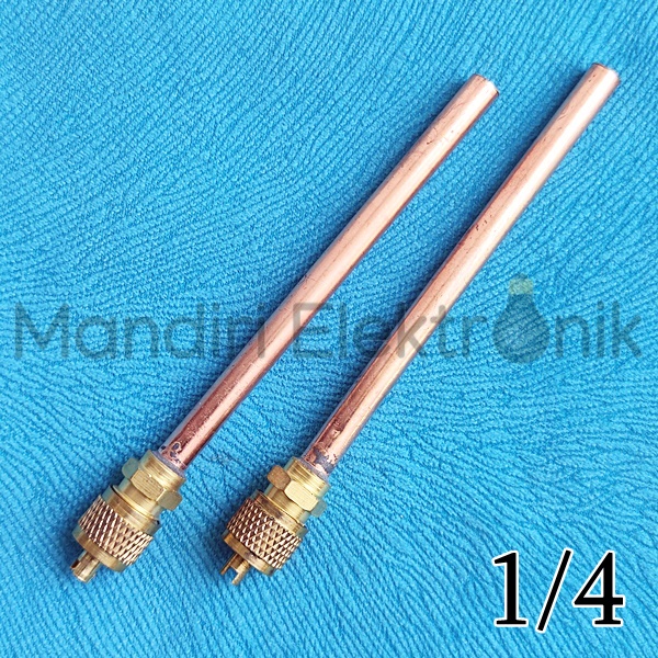 Pentil Kulkas 1/4 - Pentil Pengisian Freon Ukuran 1/4 Filler Tube