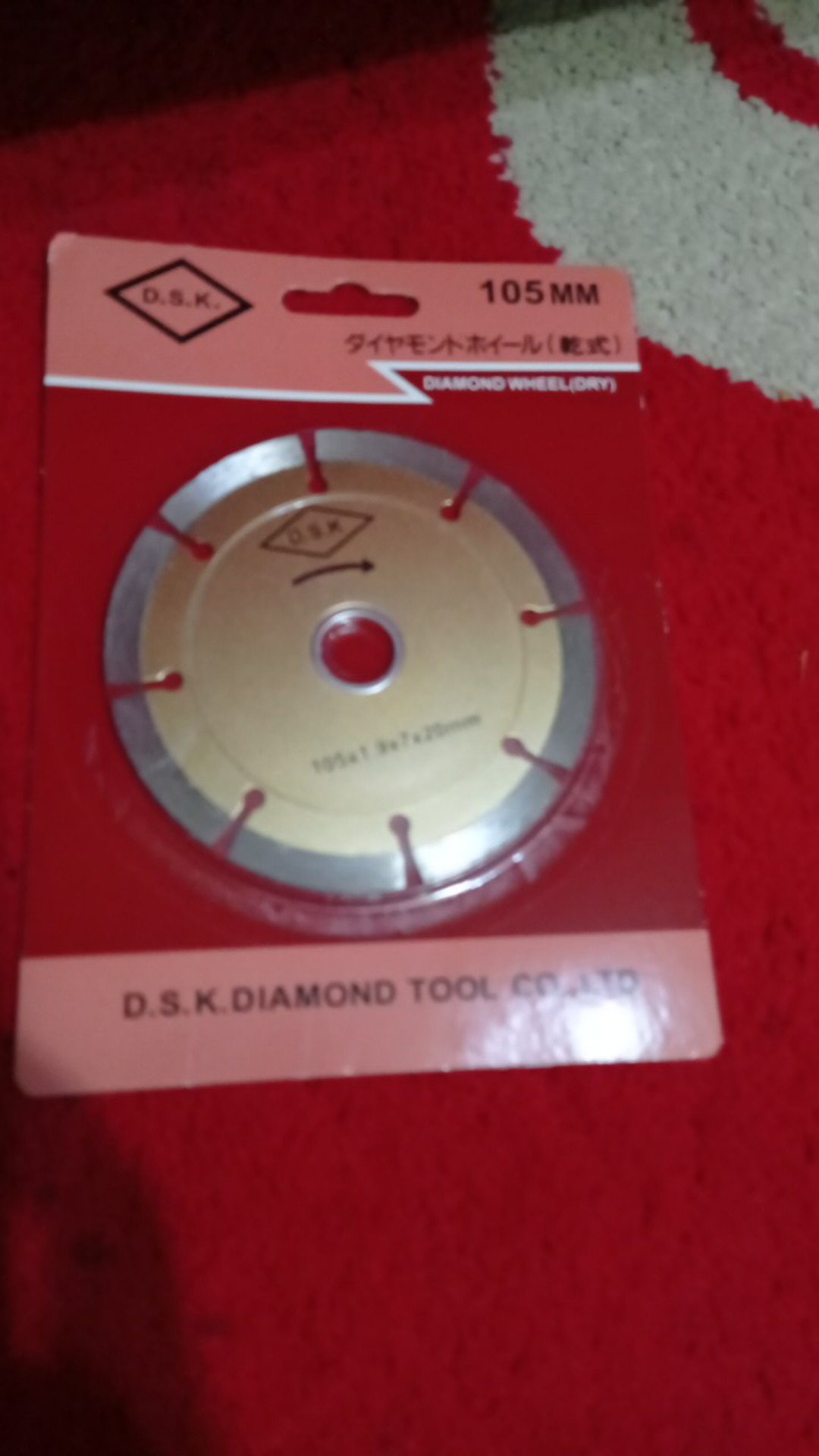 Mata Potong Keramik / Mata Gerinda Potong /cutting Wheel 4 Dsk /diamond Wheel Dry