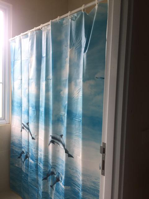 Shower Curtain / Tirai Kamar Mandi Peva 180x180 Anti Air