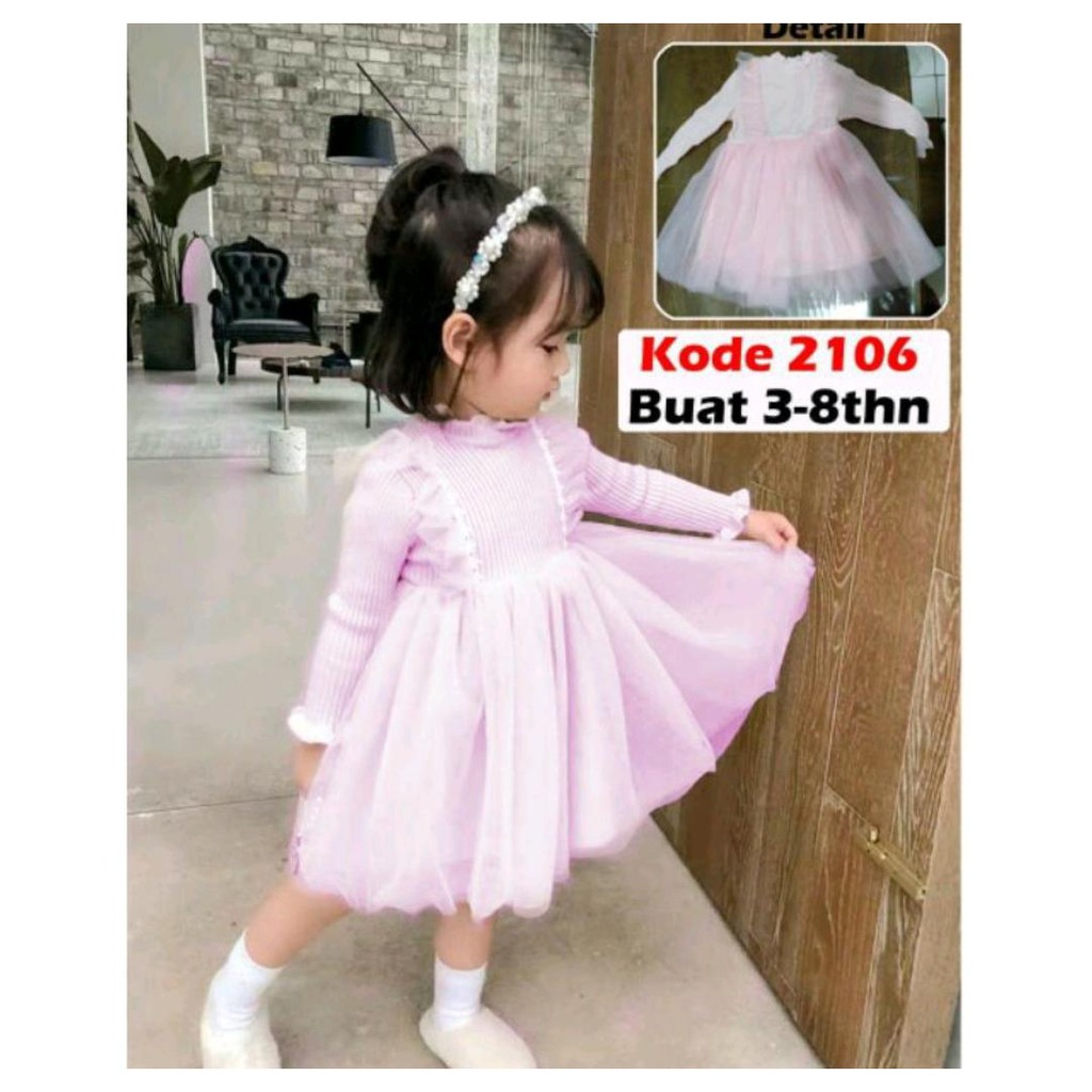 2106#Dress Anak/Fashion Anak/Dress Pesta