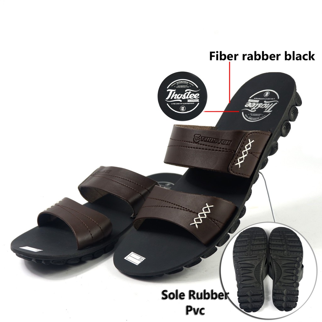 Sandal Jepit Kulit Pria Thostee Microfibber B2 pusatmode1234