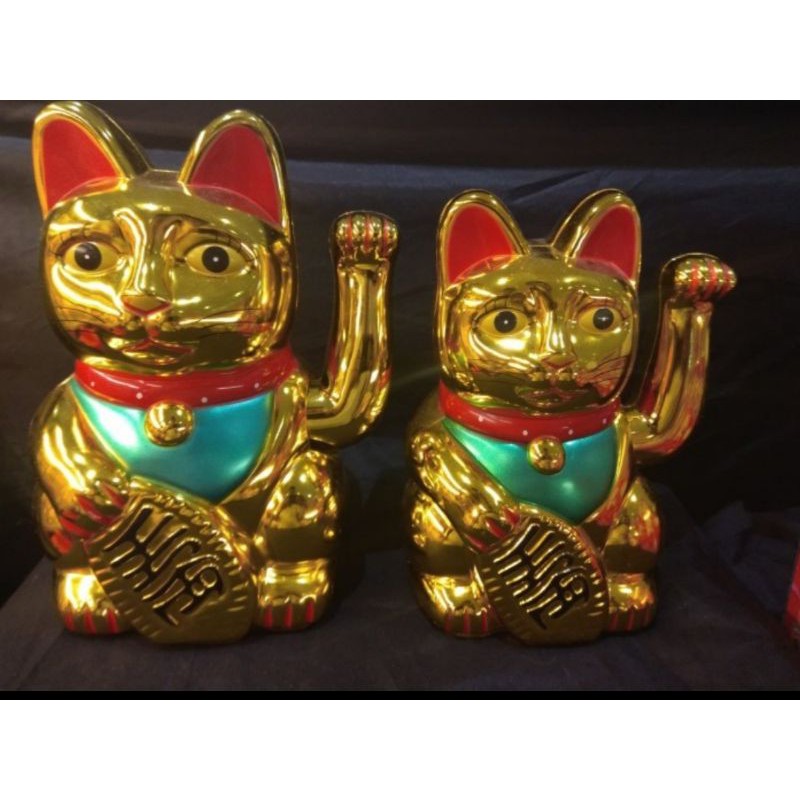 KUCING HOKI / Maneki Neko Klasik / Manekineko Emas / Lucky Cat