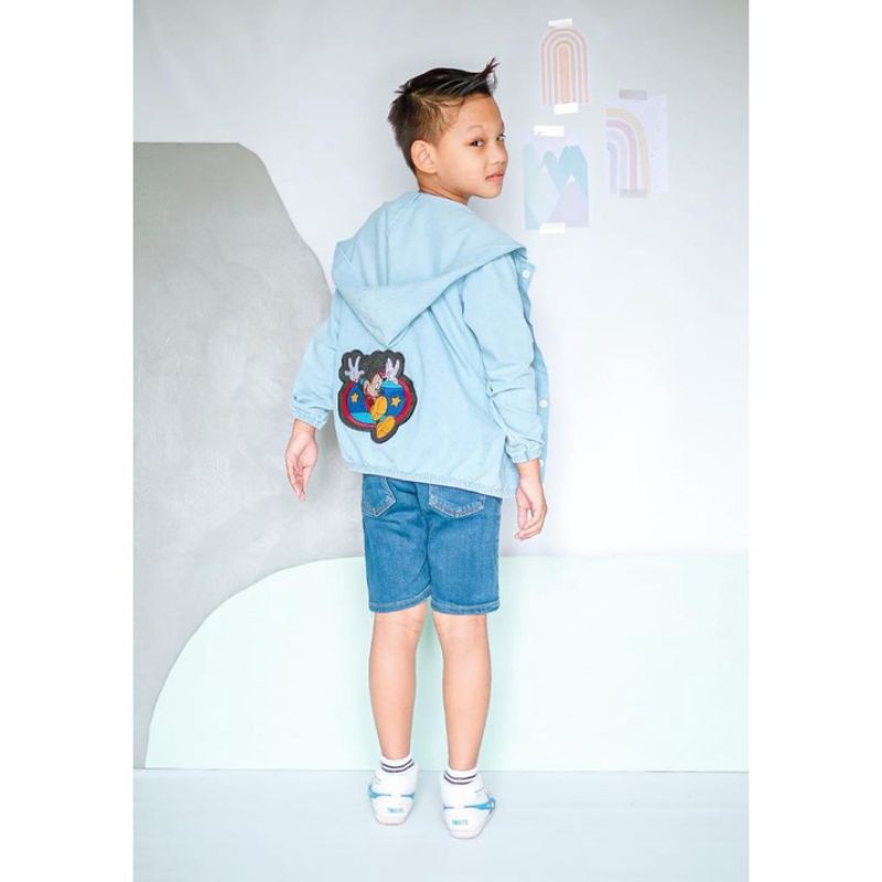 Afsheenastore Jaket  Anak Jeans Mostkids Hoodie