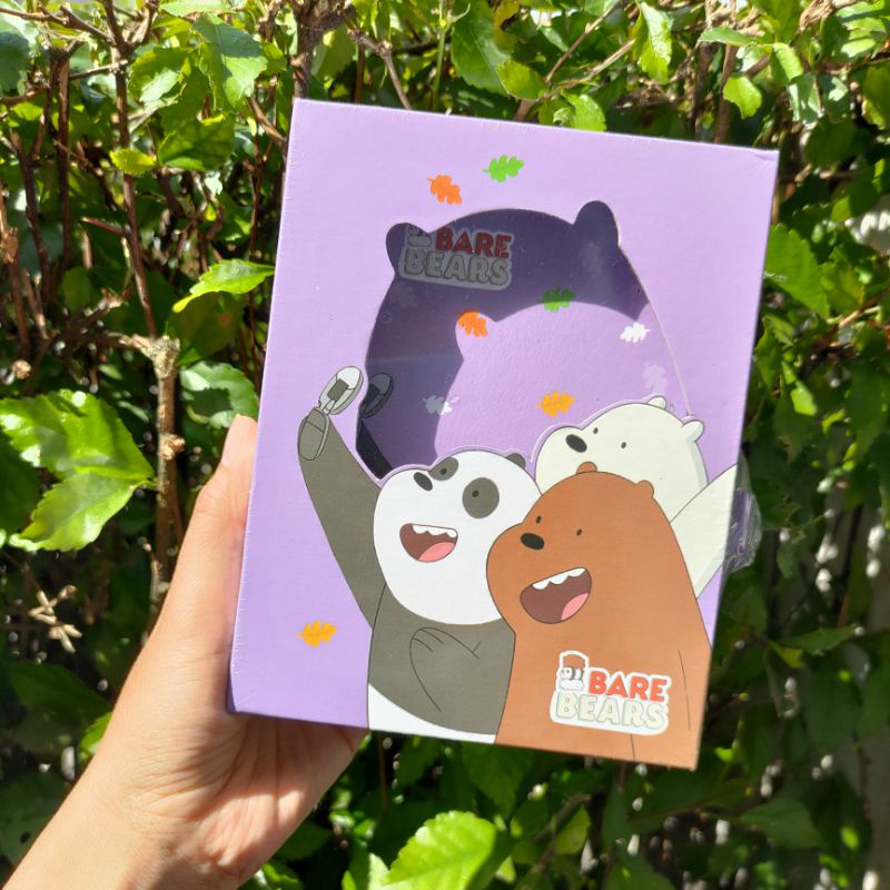 Buku Diary WBB We Bare Bear Note Book Dengan Kunci Gembok Tebal