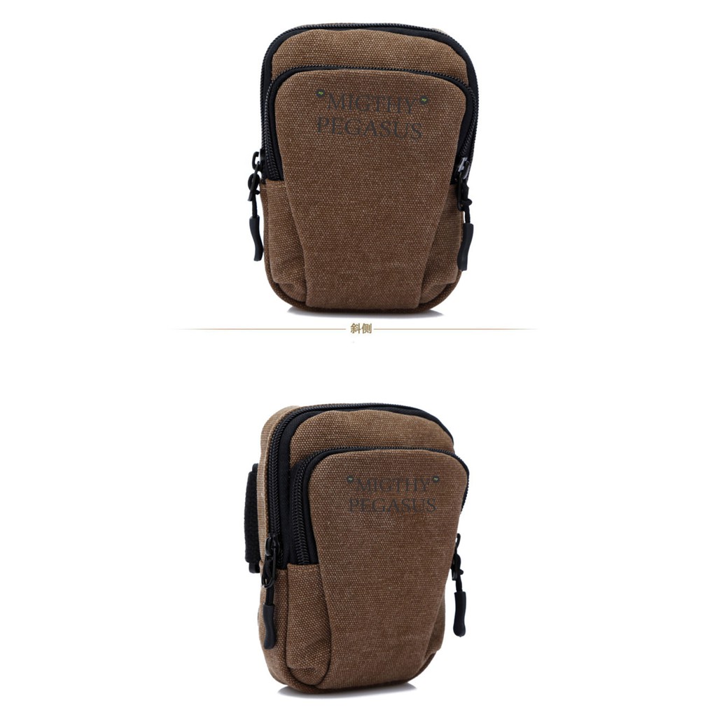 Tas Pinggang Waist Bag Kanvas M466