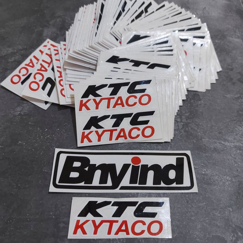 STICKER KTC KYTACO CUTTING