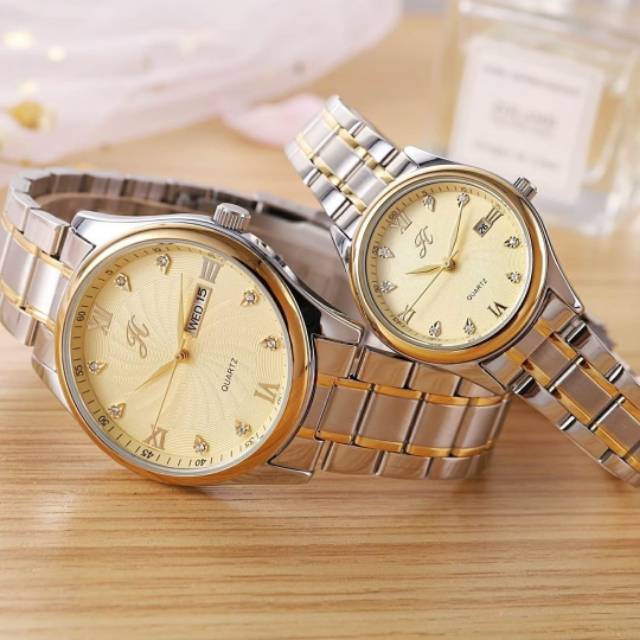 JAM TANGAN COUPLE KODE 8191 JIMS HONEY