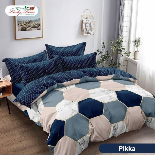 ❤ IJN ❤ Bedcover set Lady Rose UK 180x200 / Bed Cover Ladyrose karet (RUMBAI)