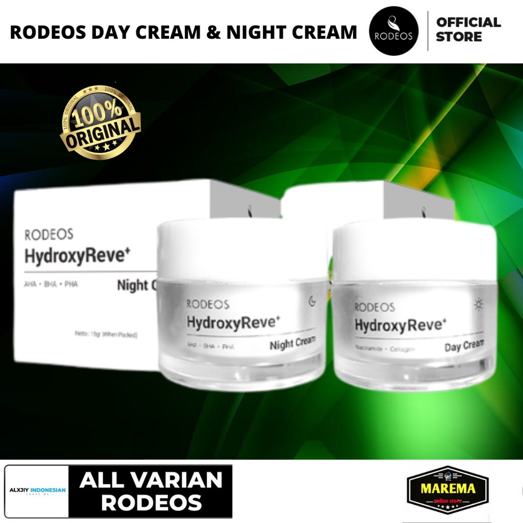 RODEOS HYDROXYREVE DAY CREAM + NIGHT CREAM ORIGINAL