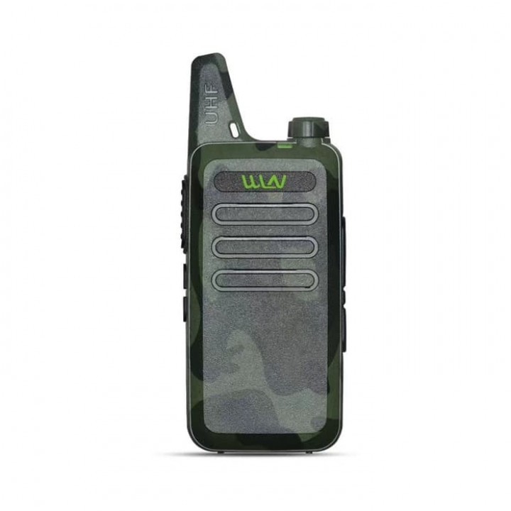 WLN KD-C1 1 Set 2pcs Walkie Talkie with DOCKING CHARGER - Army Green