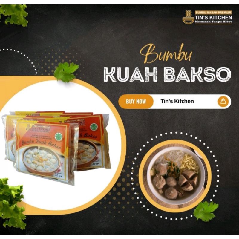

Bumbu Kuah Bakso Tin's Kitchen 15gr
