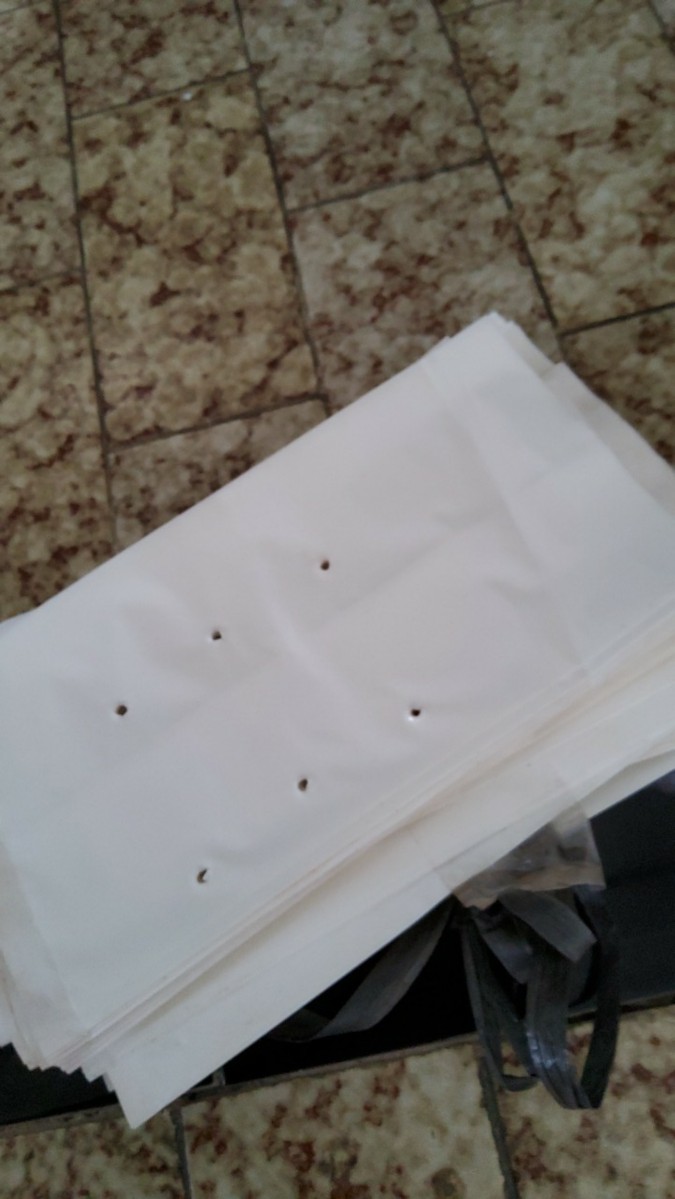 Polybag Putih 25 X 25