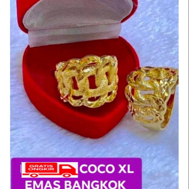 Perhiasan Mas Bangkok lapis emas 99% mirip emas asli
