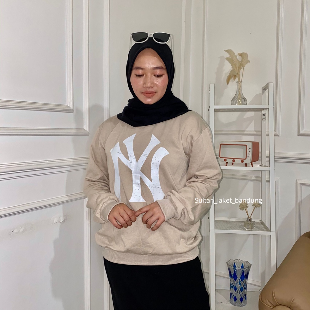 NY BIG LOGO SWEATER CRAWNECK || SWEWTER BASIC NEW ART