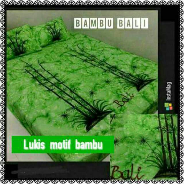 

Seprei Bali Tye Die Lukis Bambu