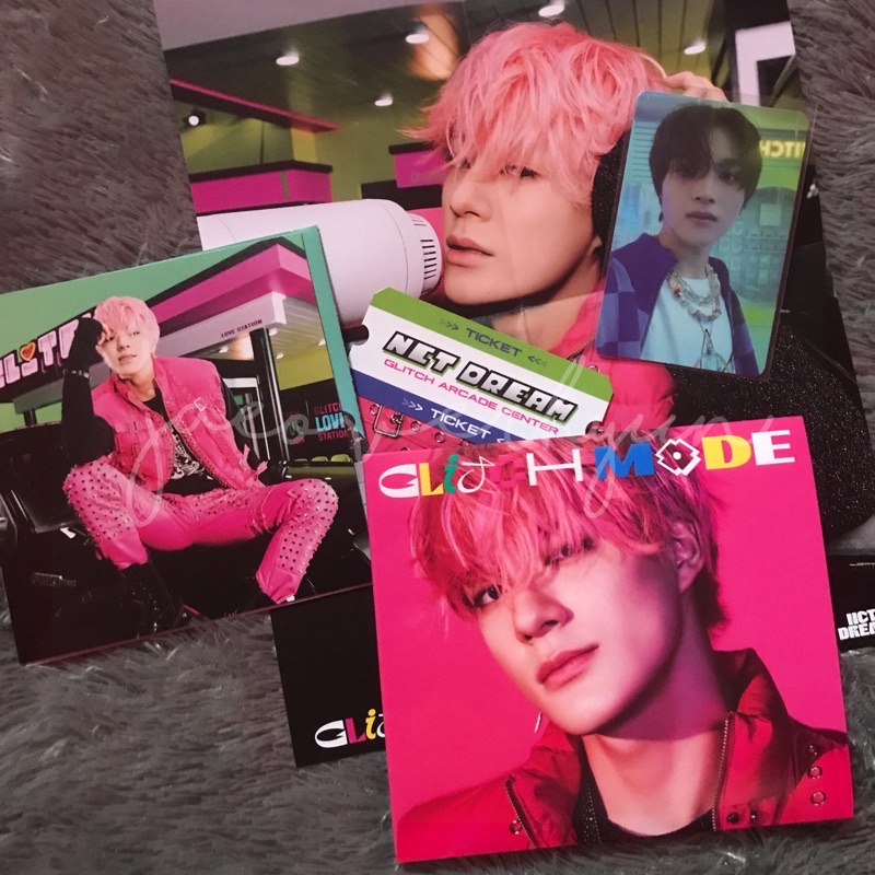 unsealed nct dream glitch mode glimo digipack jeno ver haechan photocard pc