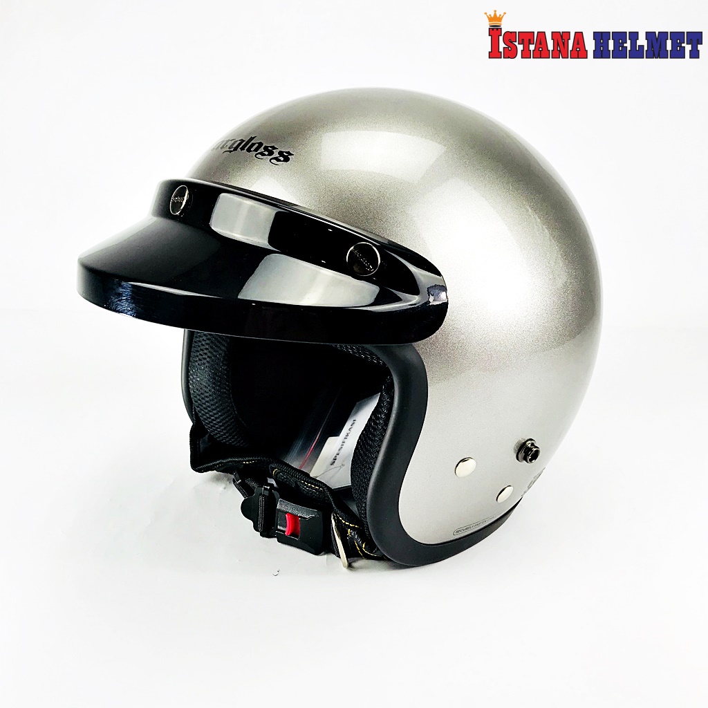 HELM CARGLOSS RETRO SILVER ORIGINAL