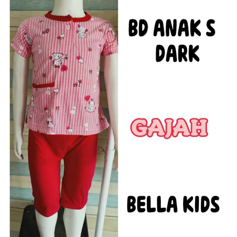 BABYDOLL BELLA ANAK S DARK ELEPHANT