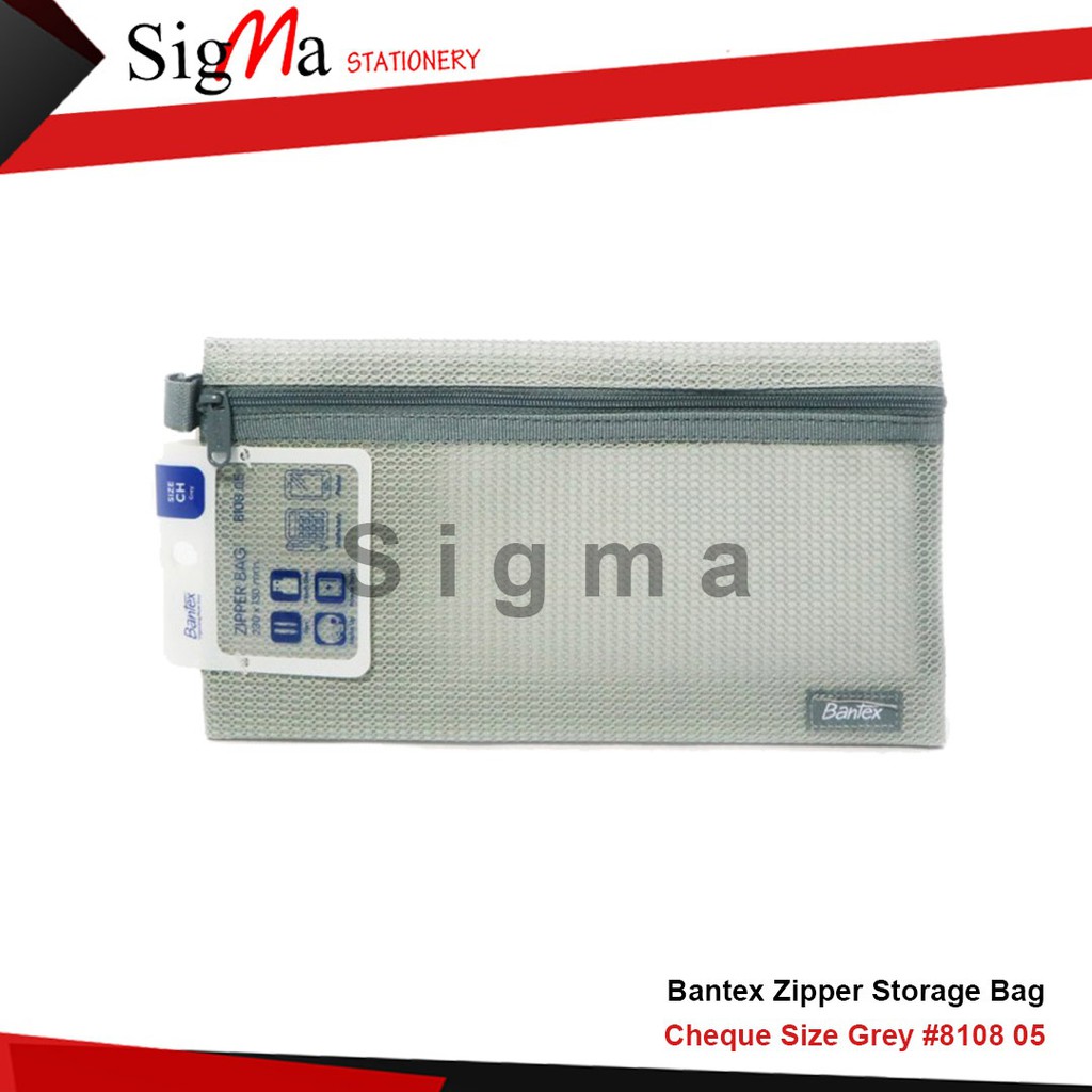 

Bantex Zipper Storage Bag #8108 05 Murah Tempat Pensil Pastel