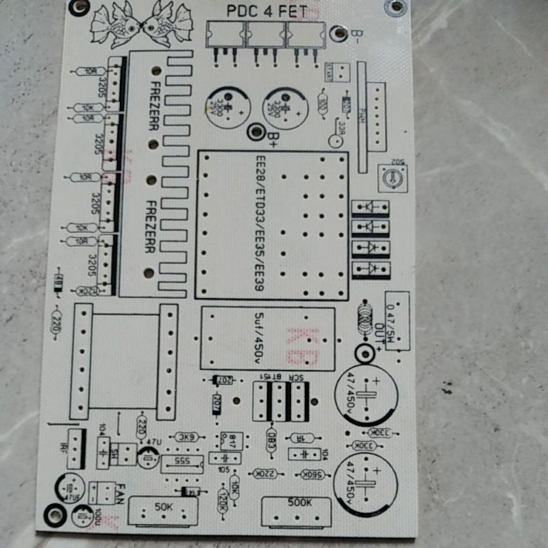 PCB setrum pdc 4fet fiber