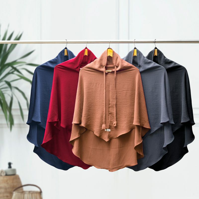 Hijab Instan Jumbo Crinkle Premium Syari  Airflow
