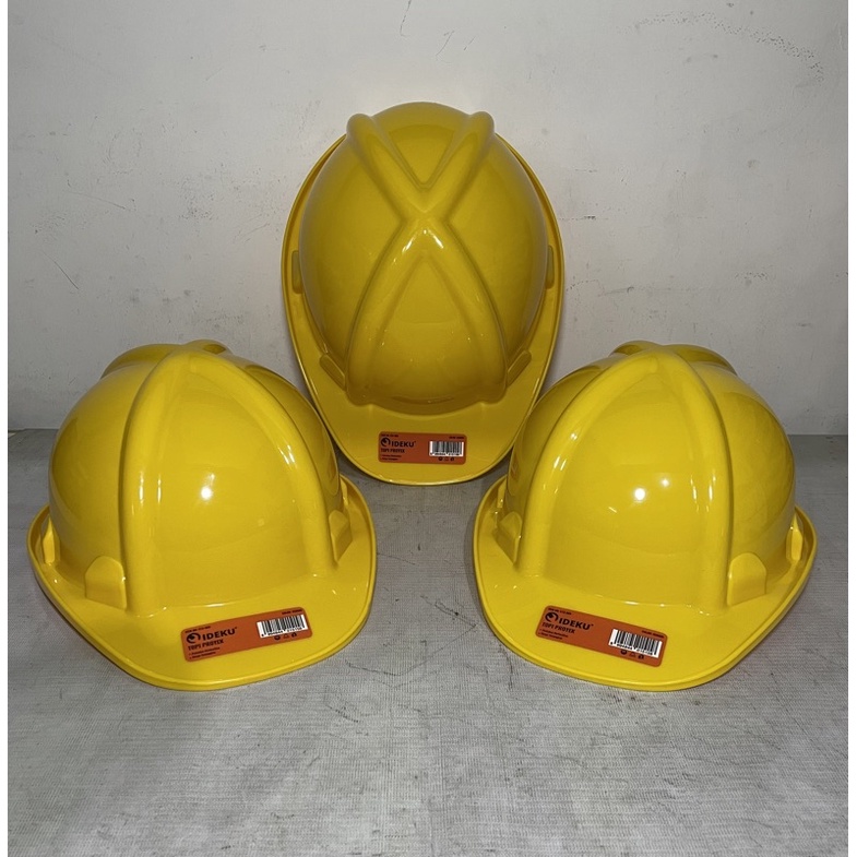 helm proyek ideku / helm proyek sni / helm proyek kuning / helm proyek murah / safety helmet / ideku helm proyek / helm tukang bangunan / topi proyek murah / topi proyek kuning