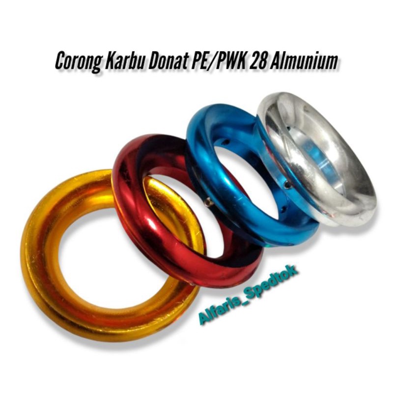 Vilocity carbu CORONG KARBU MOTIF DONAT PE/PWK28 cnc alumunium