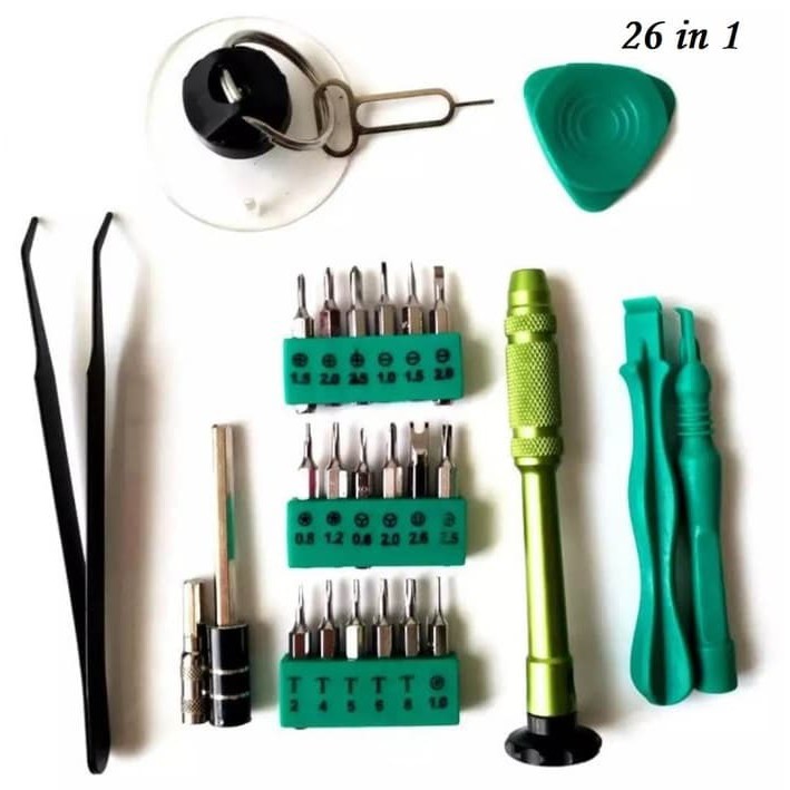 Obeng Set Fatick DK-7067 High Quality 26 in 1 HP Repair Tools - 0375