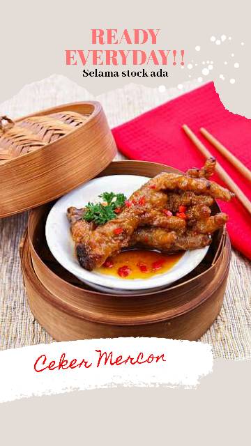 

Ceker mercon/Teriyaki/pedas manis