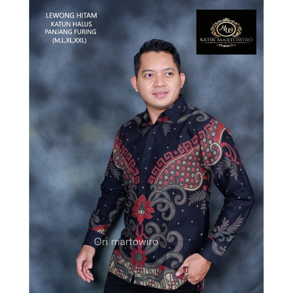 LEWONG HITAM MARTOWIRO KEMEJA BATIK PRIA SOLO LENGAN PANJANG PENDEK LAPIS FURING ATASAN BATIK PREMIUM MODERN DAUN PISANG PEKSI WIBOWO KANGEN KAMULYAN JAYASURA AJIBHANU PARIKESIT PUSPO LUHUR GALING IRSO PARANG SEKTI GEBER IRENGAN ANGGARA PEKSI SELING NAVY