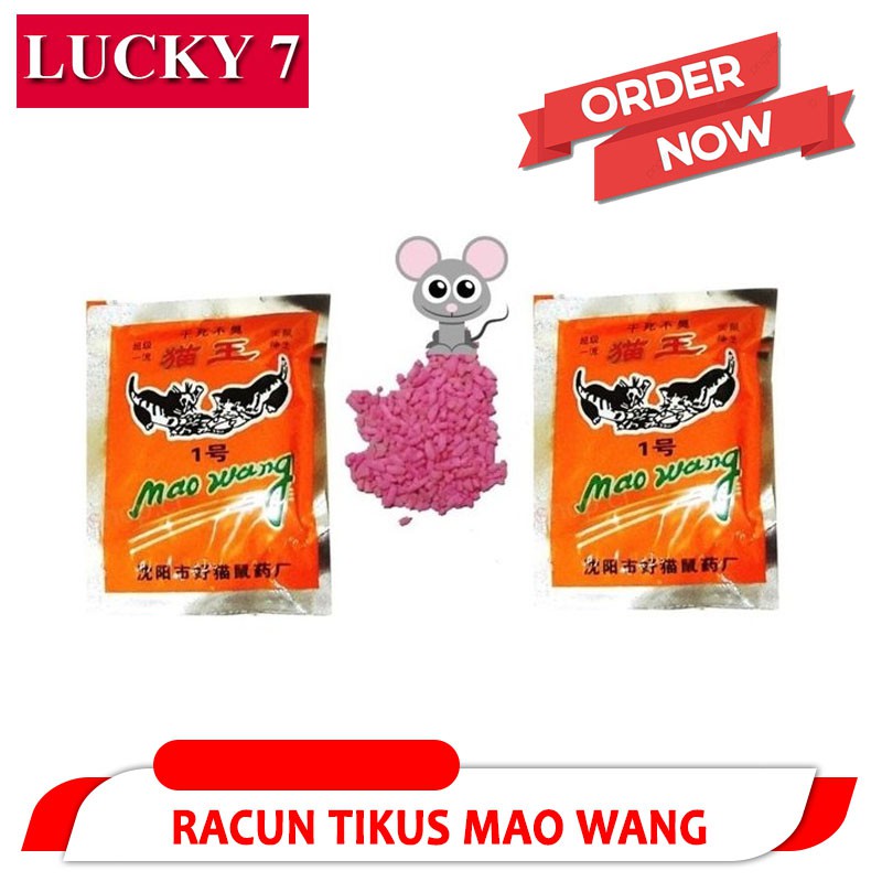 ASLI 100% - Racun Tikus Mati Kering dan Gak Bau - Mao Wang [] Paling Ampuh Langsung Mati di Tempat