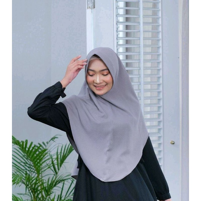 Jilbab Bergo Kamila Jersey / Bergo Sarah Jersey Pet AnthemJilbab / Hijab Jersey Menutup Dada / Hijab Instan Jersey