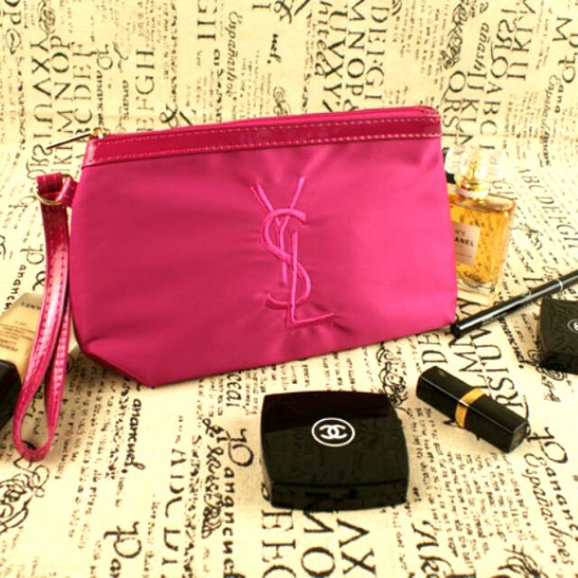 Pouch makeup tas kosmetik clucth Yvest Saint Laurent YSL