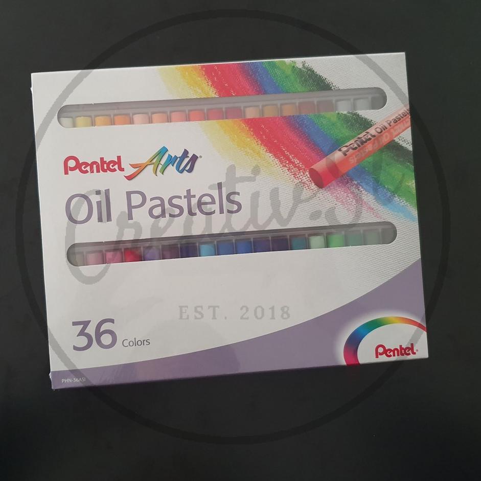 

Hadir Irit Pentel Oil Pastels 36 Warna Crayon