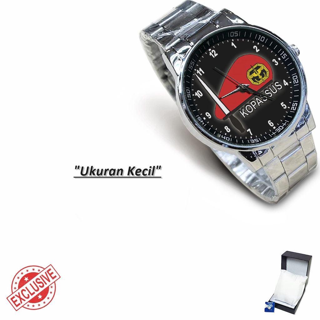 Jam Tangan Rantai Couple BARET MERAH KOPASSUS - 03 (Special)